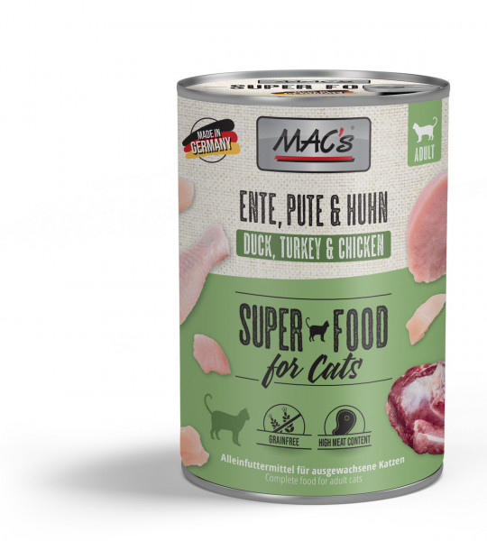 MACs Cat Ente, Pute & Huhn 400g