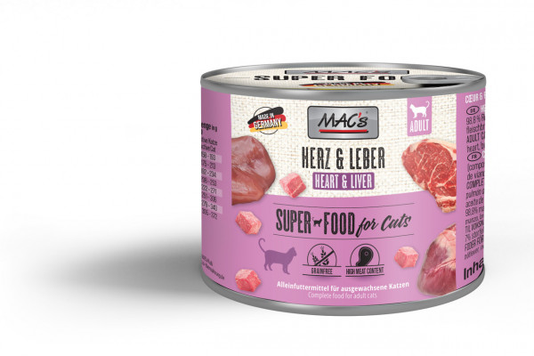 MACs Cat Herz & Leber 200g