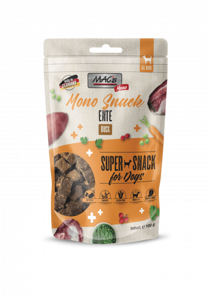 MACs Dog Mono Snack Ente 100g