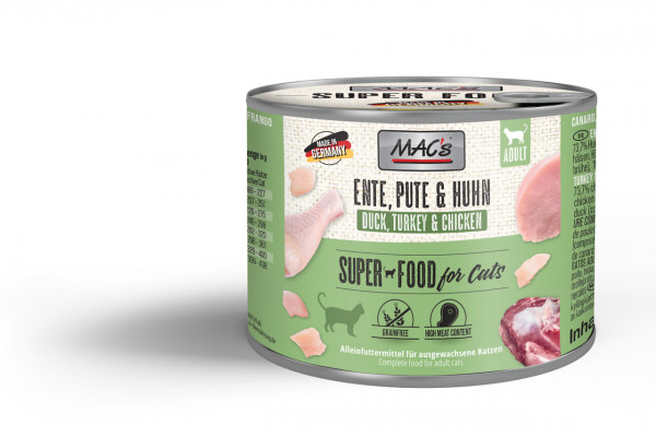 MACs Cat Ente, Pute & Huhn 200g
