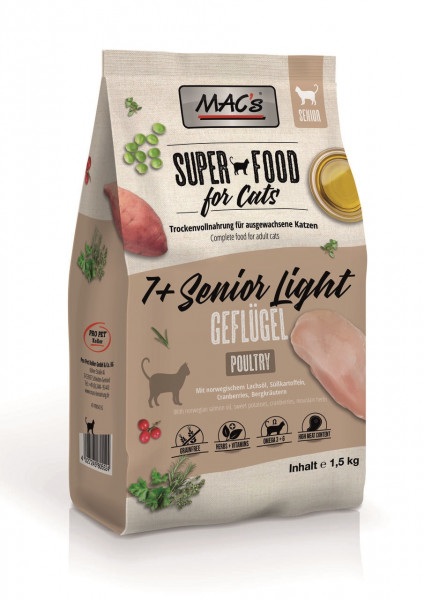MACs Cat 7+ Senior Light Geflügel 1,5kg