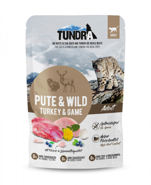 Tundra Cat Pouchpack Pute & Wild 85g