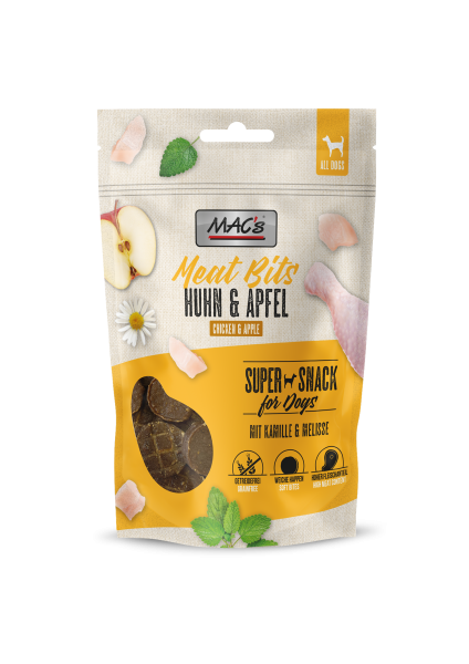 MACs Dog Meat Bits Huhn & Apfel 90g