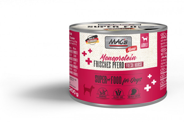 MACs Dog Mono frisches Pferd 200g