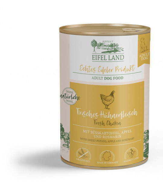 Eifel Land Dog frisches Hühnerfleisch 400g