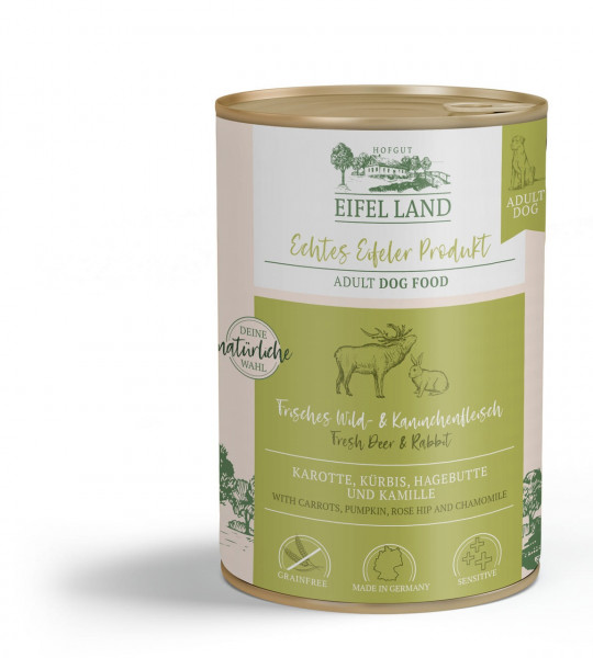 Eifel Land Dog fr. Wild- & Kaninchenfleisch 400g