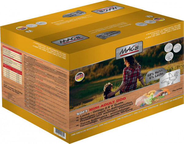 MACs Dog Soft Mini Huhn & Lachs 15kg