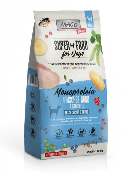 MACs Dog Mono frisches Huhn 12kg