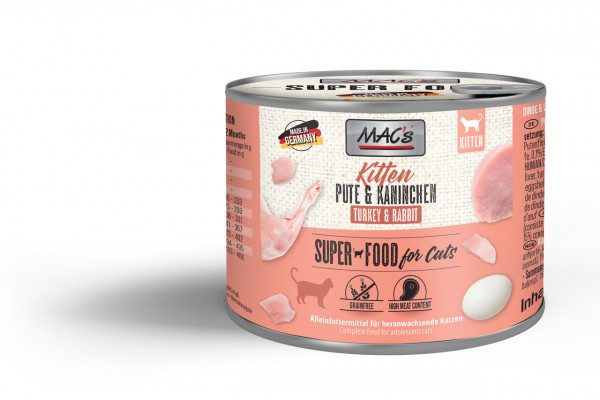 MACs Cat Kitten Pute & Kaninchen 200g