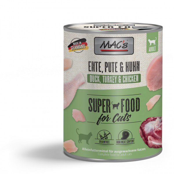 MACs Cat Ente, Pute & Huhn 800g