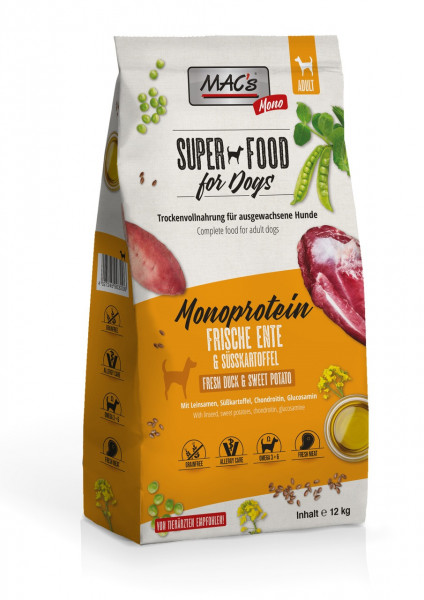 MACs Dog Mono frische Ente 12kg