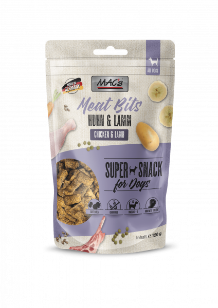 MACs Dog Meat Bits Huhn & Lamm 120g
