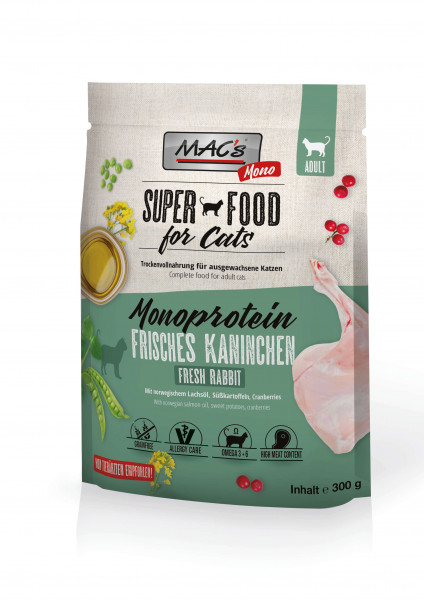 MACs Cat Mono frisches Kaninchen 300g