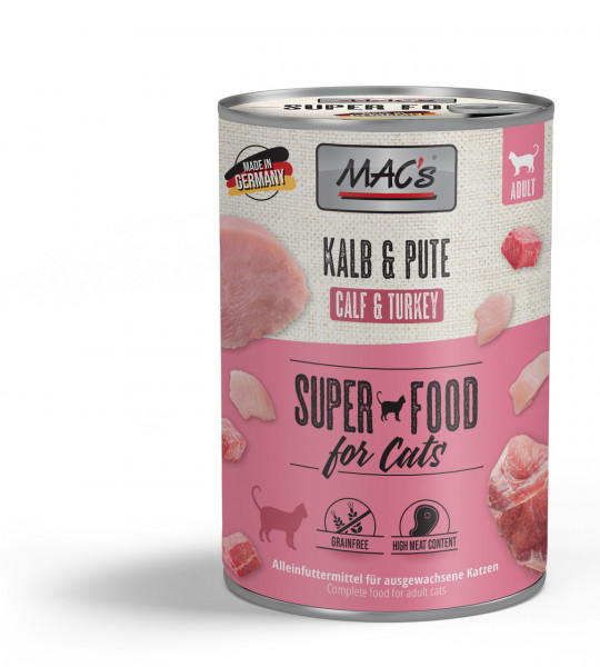 MACs Cat Kalb & Pute 400g