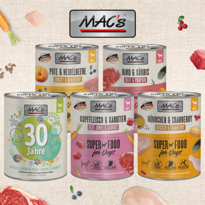 MACs Dog Multipack "Bestseller 2" 6x800g