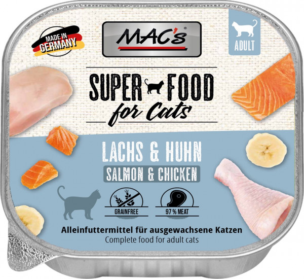 MACs Cat Schale Lachs & Huhn 100g