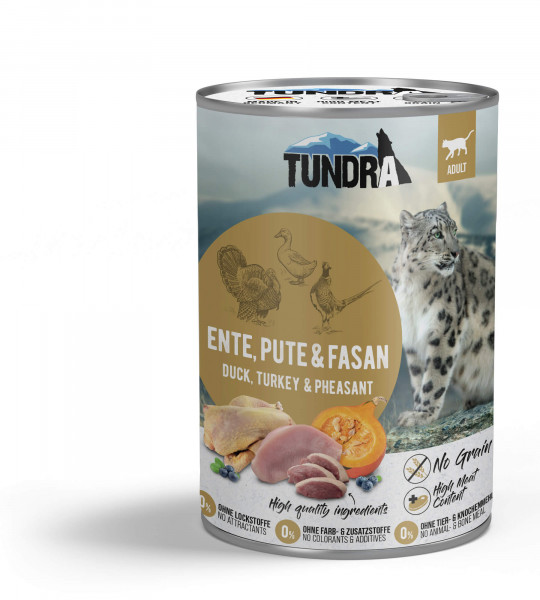 Tundra Cat Ente, Pute & Fasan 400g