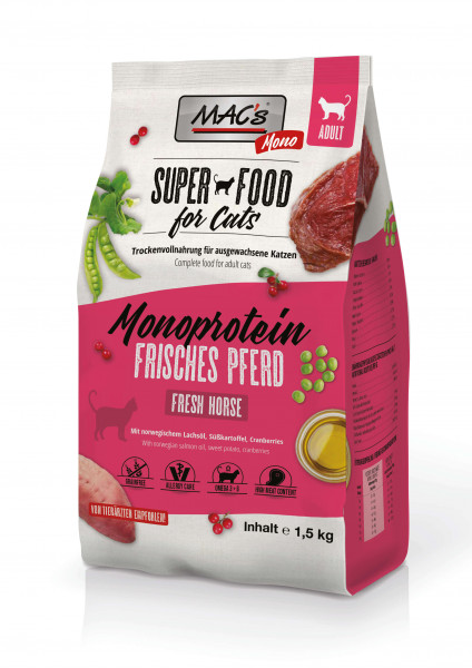 MACs Cat Mono frisches Pferd 1,5kg