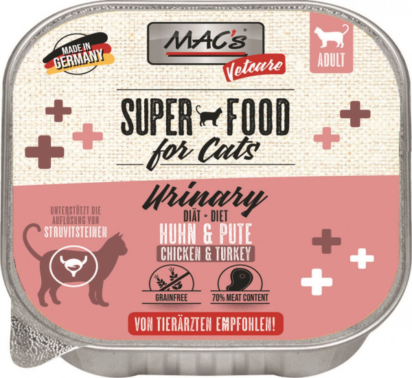 MACs Cat Vetcare Huhn & Pute Urinary 100g