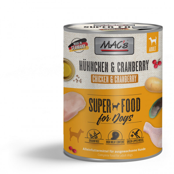 MACs Dog Hühnchen & Cranberry 800g
