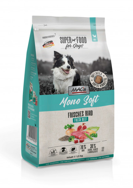 MACs Dog Mono Soft - Frisches Rind 1,5kg