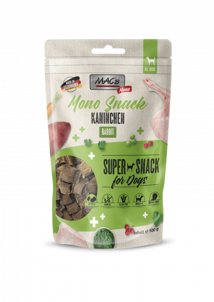 MACs Dog Mono Snack Kaninchen 100g