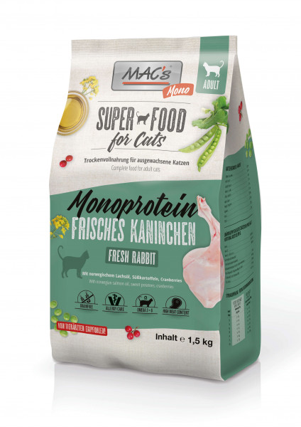MACs Cat Mono frisches Kaninchen 1,5kg