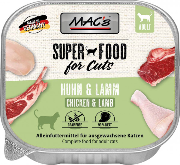 MACs Cat Schale Huhn & Lamm 100g