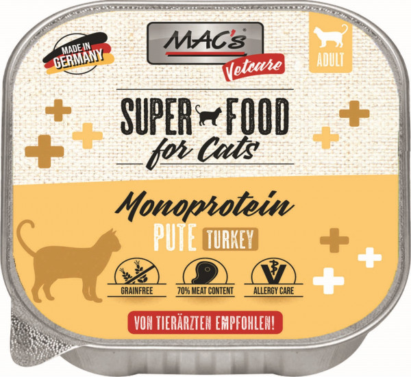 MACs Cat Vetcare Mono Pute 100g
