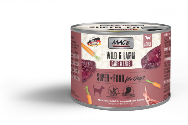 MACs Dog Wild & Lamm 200g