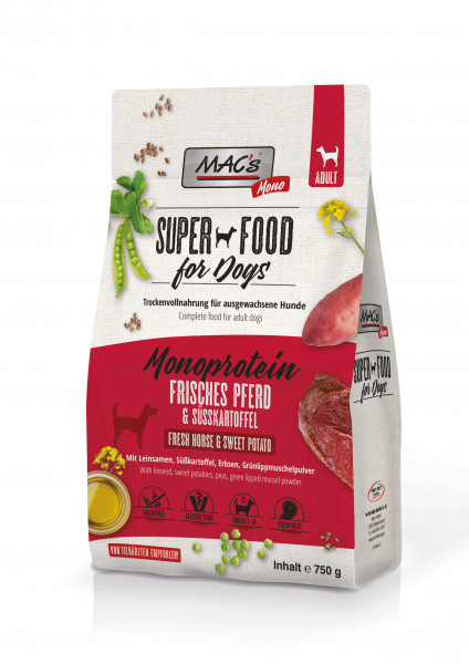 MACs Dog Mono frisches Pferd 750g