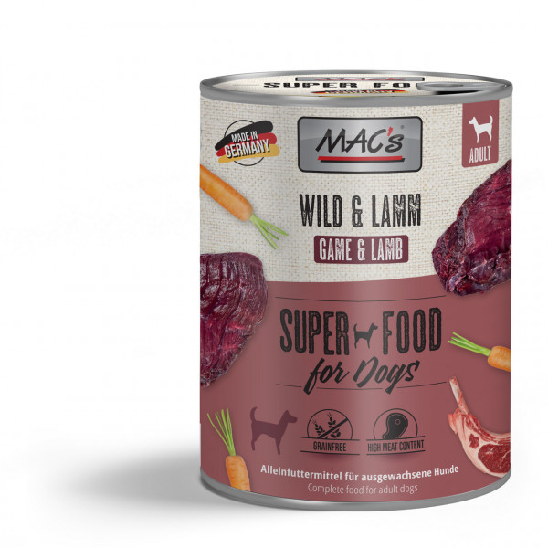 MACs Dog Wild & Lamm 800g
