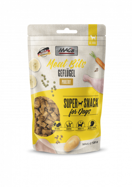 MACs Dog Meat Bits Geflügel 120g