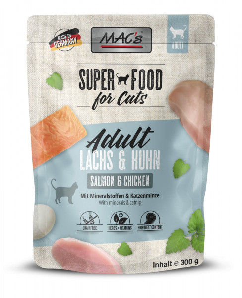 MAC´s Cat Pouchpack Lachs & Huhn 300g