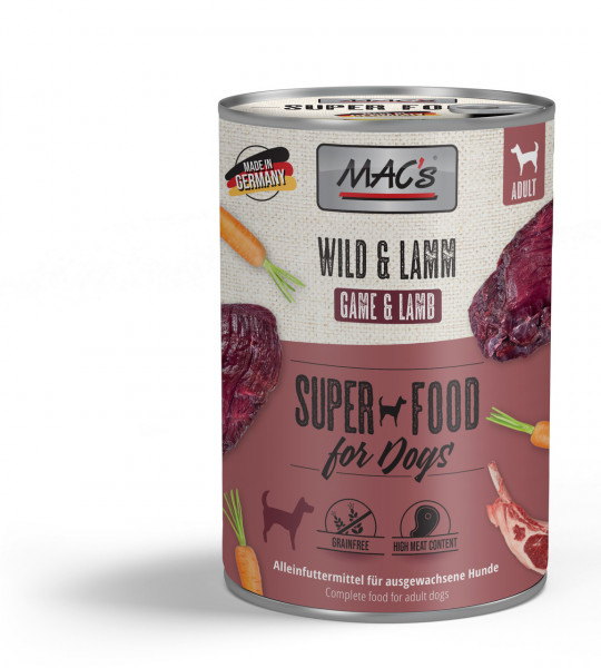 MACs Dog Wild & Lamm 400g