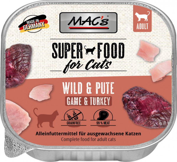 MACs Cat Schale Wild & Pute 100g