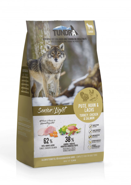 Tundra Dog Senior/Light Pute, Huhn & Lachs 11,34kg