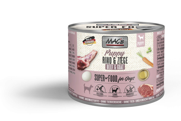 MACs Dog Puppy Rind & Ziege 200g