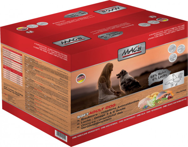 MACs Dog Soft Huhn & Lachs 15kg