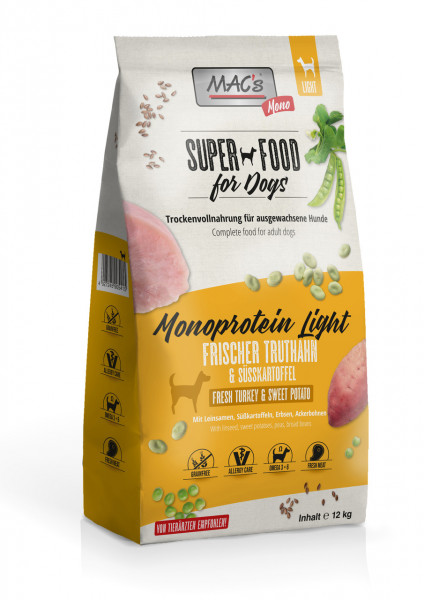 MACs Dog Mono Senior/Light 12kg